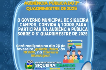 Terceira audiência publica de 2025 