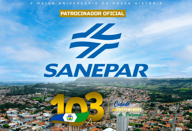 SANEPAR patrocinará o 103º Aniversário de Siqueira Campos