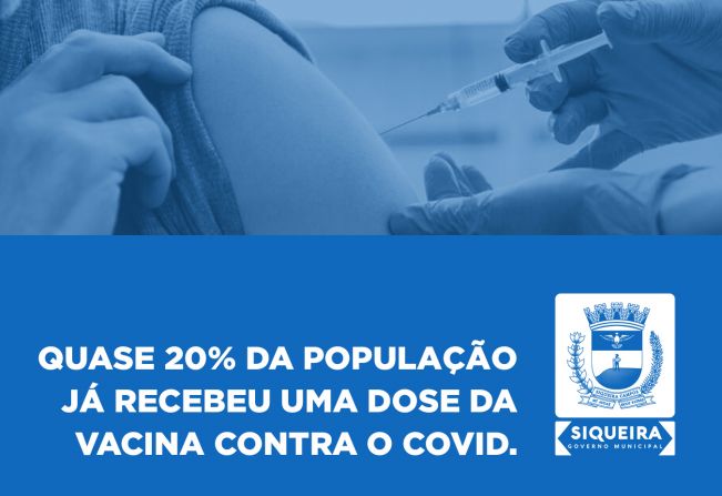 Siqueira Campos já vacinou quase 20% de toda população
