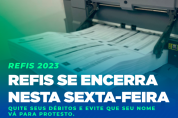 REFIS 2023: AVISO IMPORTANTE