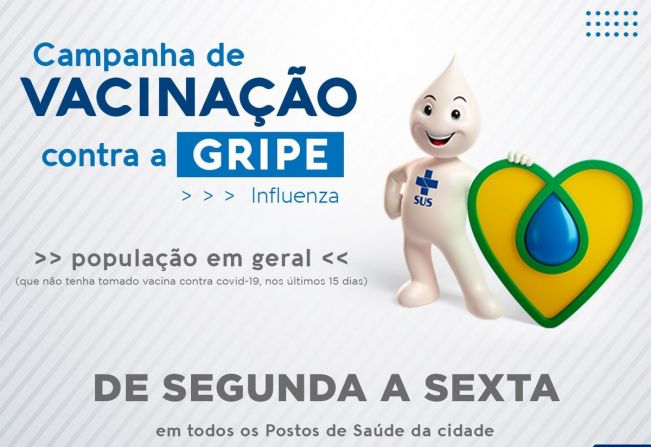 Campanha de vacina contra a Gripe Influenza