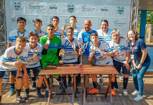 Siqueira Campos Sub 13 é campeão regional de Copa Sub 15 de Fut7