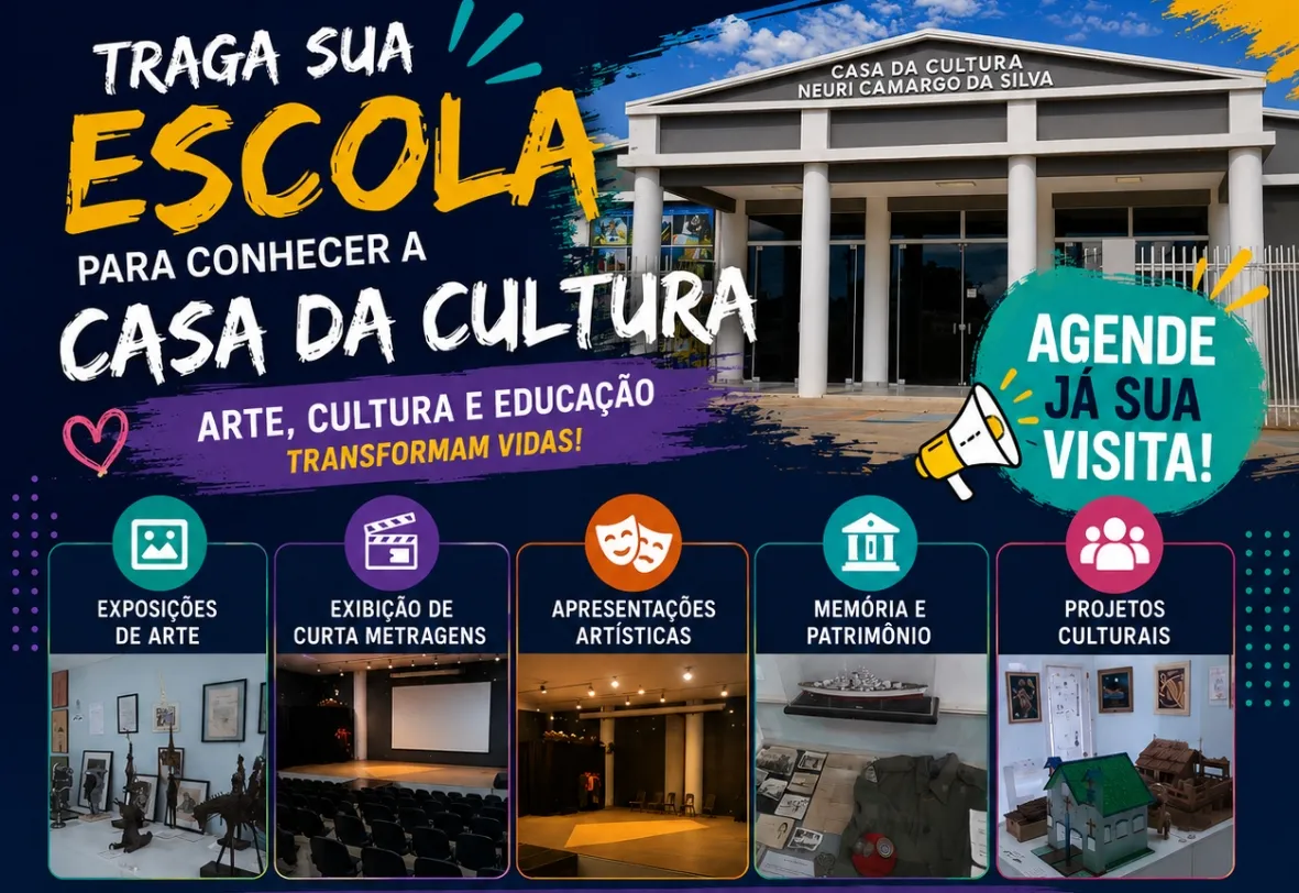 Venha conhecer a Casa da Cultura!